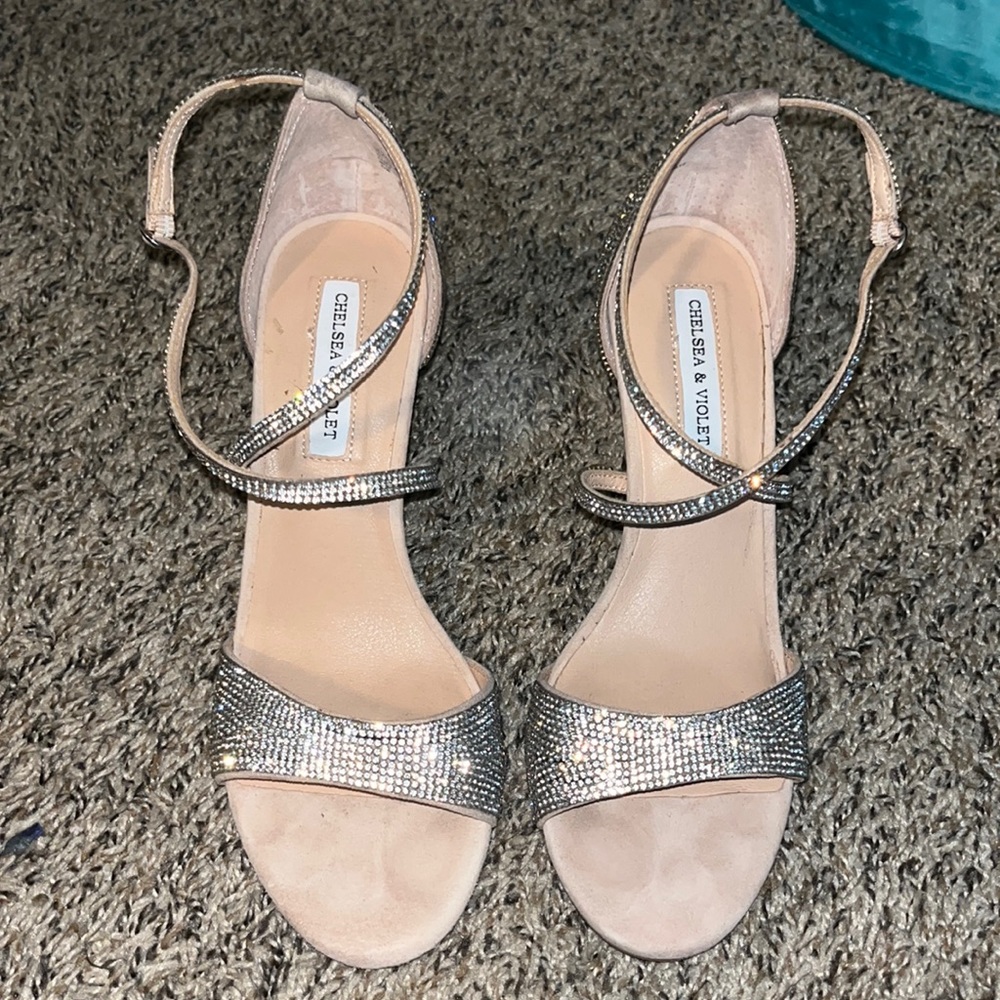 Silver Bling Heels